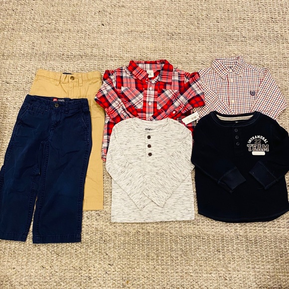 Chaps Other - CHAPS++ 6pc Toddler Boy Dressy Separates Bundle…